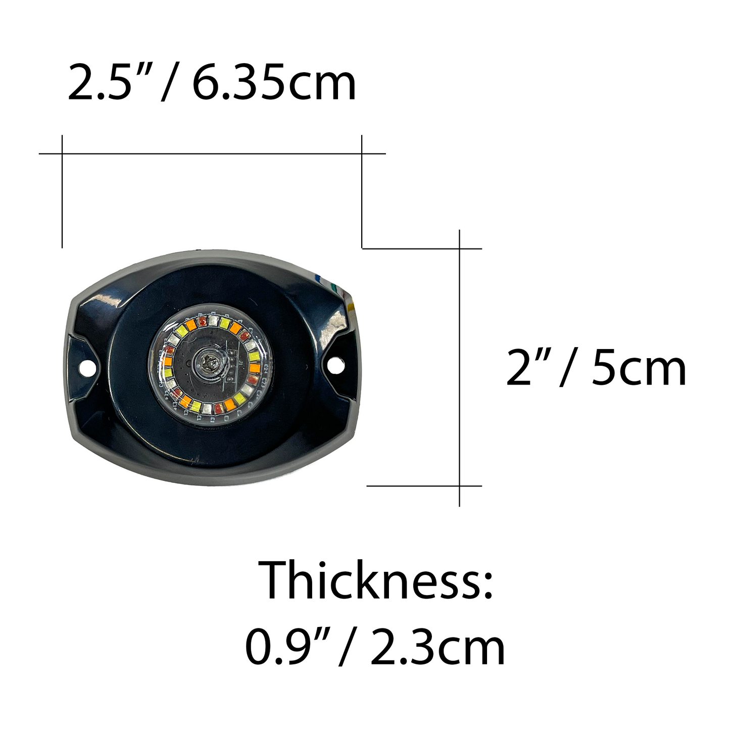 Multi Color AWBR/AWGR High Intensity Grille Hideaway Emergency Strobe Light (STU-HA-AWXR-WA)