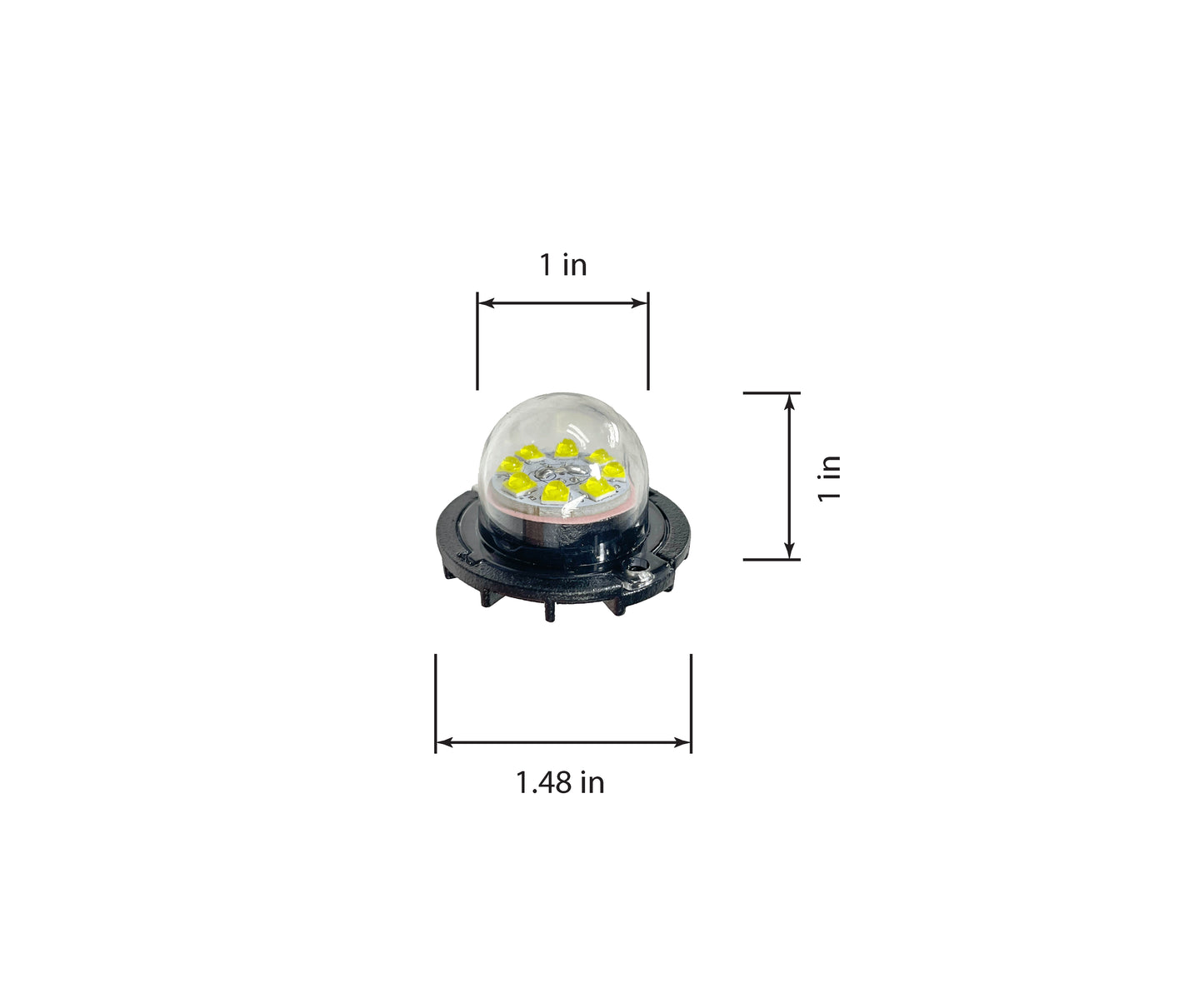 24W High-Intensity Low Profile LED Hideaway Strobe Kit - 1 Pack