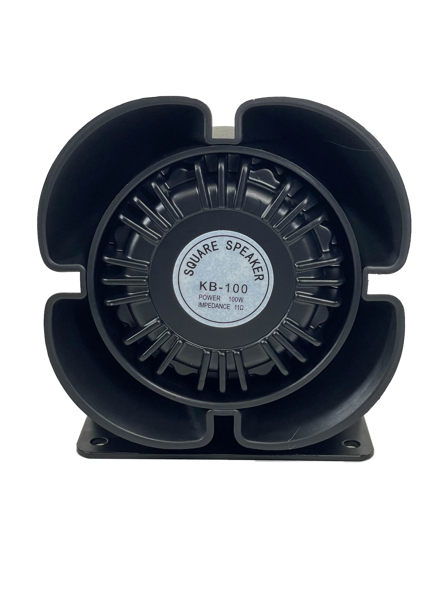 100 Watt Square Slim Polycarbonate Siren Speaker (STU-S100W-SIRENSPKR)