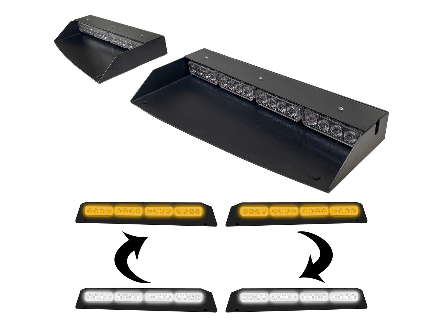 Multi-Color Interior Visor Lightbar Kit (Driver & Passenger Sides) (STU-LBI)