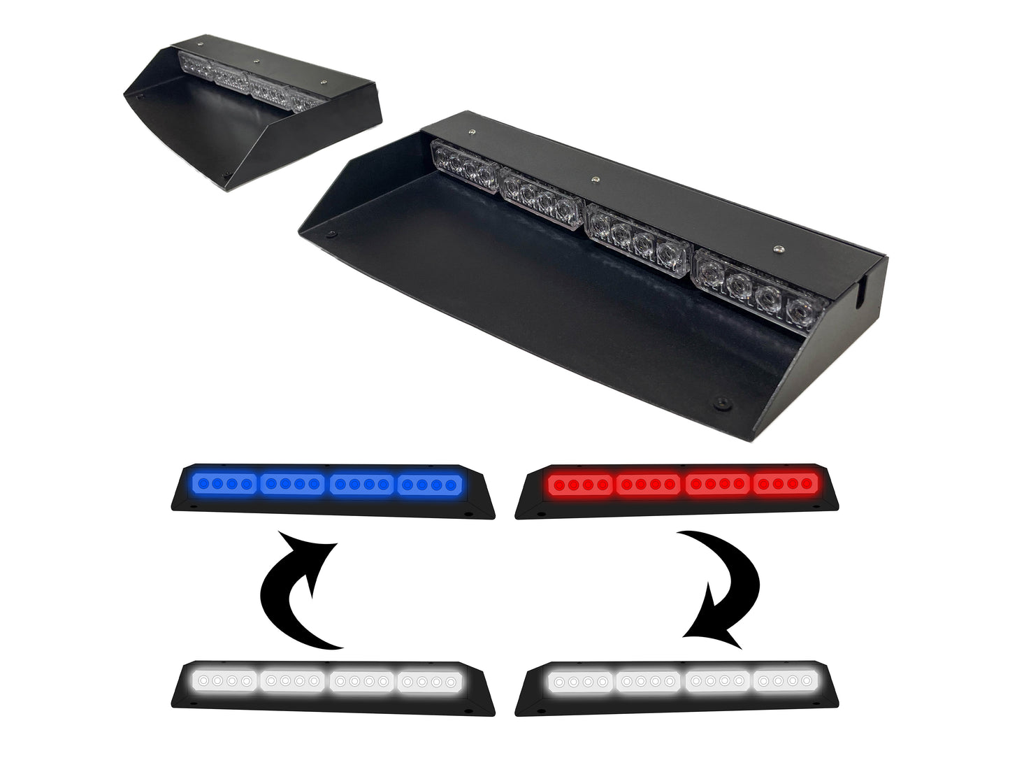 Multi-Color Interior Visor Lightbar Kit (Driver & Passenger Sides) (STU-LBI)