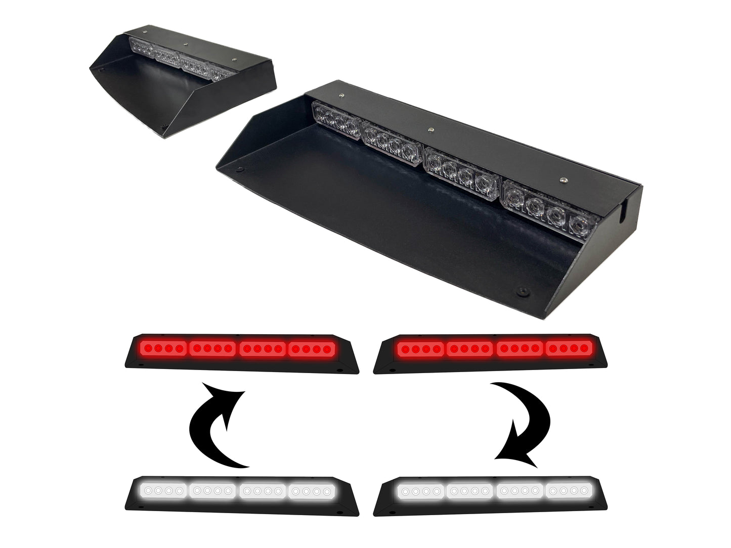 Multi-Color Interior Visor Lightbar Kit (Driver & Passenger Sides) (STU-LBI)