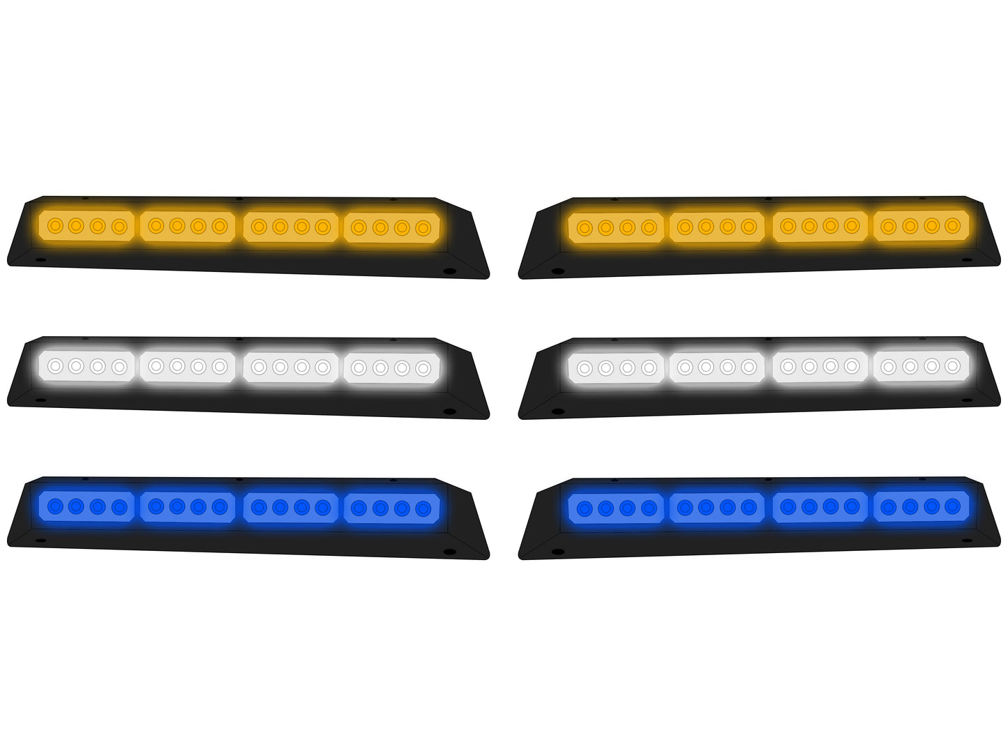 Multi-Color Interior Visor Lightbar Kit (Driver & Passenger Sides) (STU-LBI)