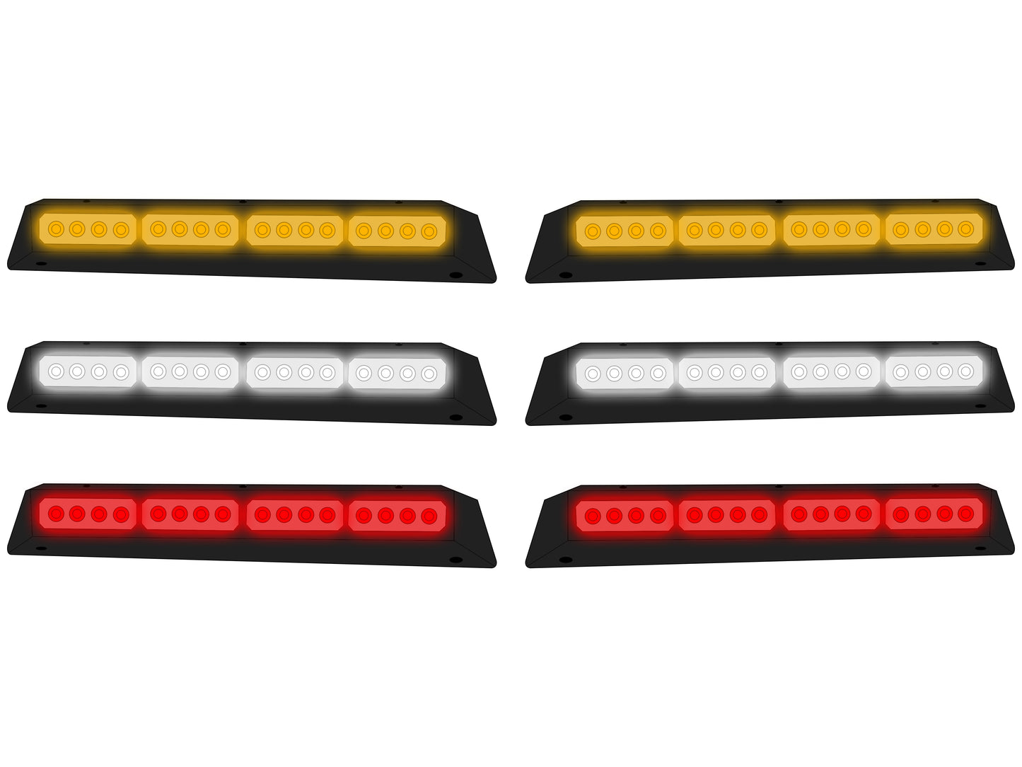 Multi-Color Interior Visor Lightbar Kit (Driver & Passenger Sides) (STU-LBI)
