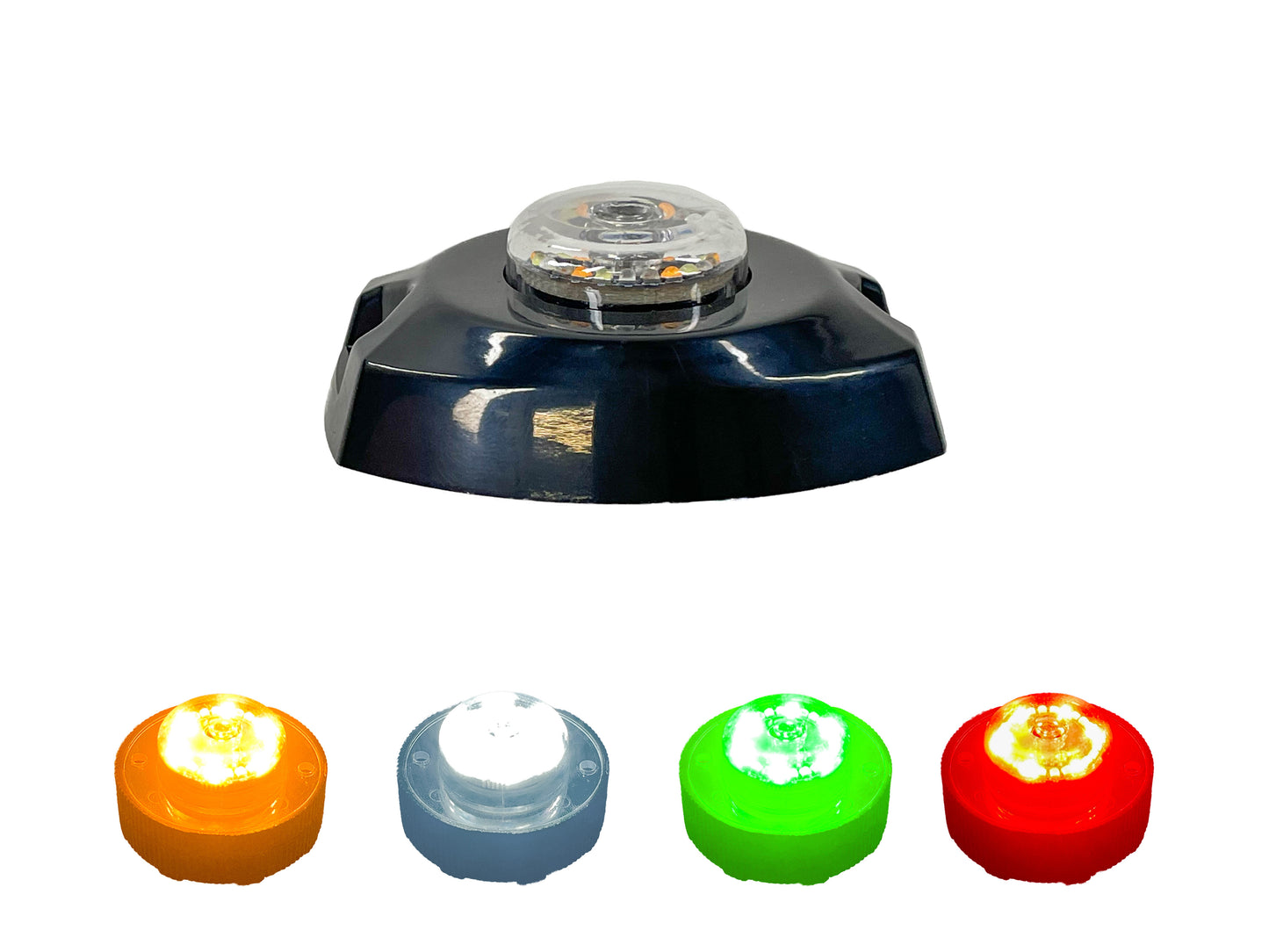 Multi Color Amber White Blue/Green Red High Intensity Grille Hideaway Emergency Strobe Light (STU-HA-AWXR-WA)